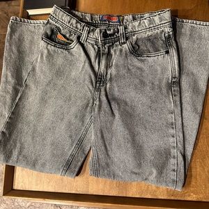 Empyre black acid wash jeans
